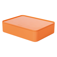 Han Allison smart-organiser box met deksel abrikoosoranje HA-1110-81 218065