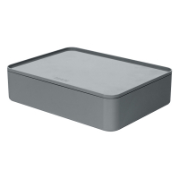 Han Allison smart-organiser box met deksel granietgrijs HA-1110-19 218063