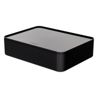 Han Allison smart-organiser box met deksel jetzwart HA-1110-13 218060