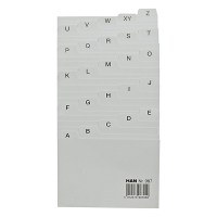 Han tabkaart grijs 105 x 70/80 mm (1 set) HA-987 206788