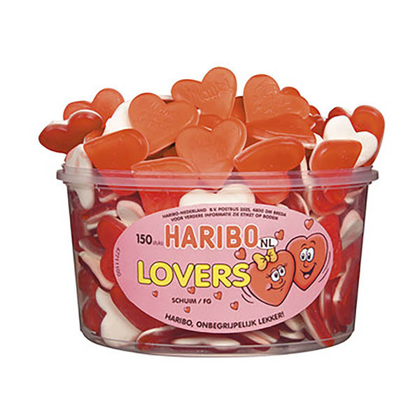 Haribo Liefdesharten silo (150 stuks) 169404 423429 - 1