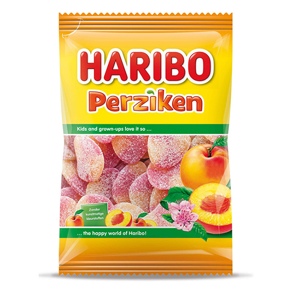 Haribo Perziken snoepzak (10 x 250 gram) 453553 423214 - 1