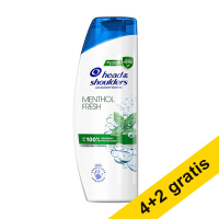 Aanbieding: 6x Head & Shoulders Menthol Fresh shampoo(400 ml) SHE00219