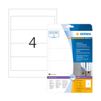 Herma 10160 printbare rugetiketten 59 x 192 mm A4 verwijderbaar breed wit (100 etiketten) 10160 230871