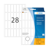 Herma 10605 multifunctionele etiketten verwijderbaar 13 x 40 mm wit (672 etiketten) 230808 - 1