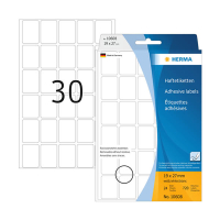 Herma 10608 multifunctionele etiketten verwijderbaar 19 x 27 mm wit (720 etiketten) 10608 230809