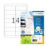 Herma 10731 gerecycleerde universele etiketten A4 99,1 x 38,1 mm wit (1120 etiketten) 230840 - 1