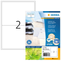 Herma 10735 gerecycleerde universele etiketten A4 199,6 x 143,5 mm wit (160 etiketten) 230830