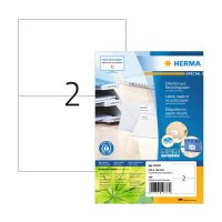 Herma 10737 gerecyclede universele etiketten A4 210 x 148 mm wit (160 etiketten) 10737 230832