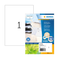 Herma 10738 gerecyclede universele etiketten A4 210 x 297 mm wit (80 etiketten) 10738 230833