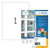 Herma 10775 weersbestendige geïmpregneerde etiketten A4 210 x 297 mm (80 etiketten)