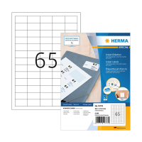 Herma 10778 inkjet etiketten A4 38,1 x 21,2 mm wit (5200 etiketten) 10778 230823
