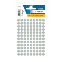 Herma 1838 markeringspunten Ø 8 mm grijs (540 etiketten) 1838 231017