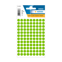 Herma 1848 markeringspunten Ø 8 mm fluorgroen (540 etiketten) 1848 231015