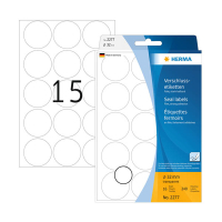 Herma 2277 sluitetiketten Ø 32 mm transparant (240 etiketten) 2277 230902