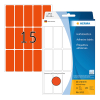 Herma 2412 multifunctionele etiketten 20 x 50 mm rood (480 etiketten)
