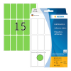 Herma 2415 multifunctionele etiketten 20 x 50 mm groen (480 etiketten)