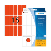 Herma 2416 multifunctionele etiketten 20 x 50 mm fluorrood (360 etiketten) 2416 230920