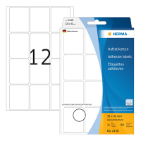 Herma 2440 multifunctionele etiketten 32 x 41 mm wit (384 etiketten) 2440 230687