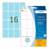 Herma 2453 multifunctionele etiketten 25 x 40 mm blauw (512 etiketten)