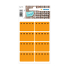 Herma 3774 diepvriesetiketten 26 x 40 mm fluor-oranje (48 etiketten)