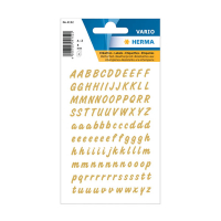 Herma 4152 A-Z etiketten 8 mm goud/transparant (238 etiketten) 4152 230961