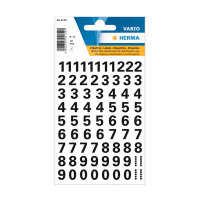 Herma 4159 0-9 etiketten 10 mm zwart (71 etiketten) 4159 230942