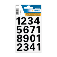 Herma 4168 0-9 etiketten 25 mm zwart (32 etiketten) 4168 230945