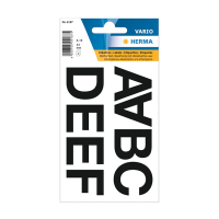 Herma 4187 A-Z etiketten 33 mm gedeelte A t/m N zwart (17 etiketten) 4187 230956
