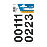 Herma 4189 0-9 etiketten 33 mm zwart (18 etiketten) 4189 230949