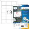Herma 4203 verwijderbare etiketten A4 63,5 x 46,6 mm wit (450 etiketten) 230645 - 1