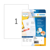 Herma 4230 correctie- / afdeketiketten A4 210 x 297 wit (25 etiketten) 4230 230815
