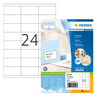 Herma 4429 Premium etiketten A4 70 x 35 mm wit permanent hechtend (2400 etiketten) 4429 230494