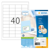 Herma 4474 Premium etiketten A4 48,5 x 25,4 mm wit permanent hechtend (4000 etiketten) 230505 - 1