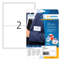 Herma 4519 naambadge/textiel etiketten A4 199,6 x 143,4 wit (40 etiketten) 4519 230726