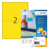 Herma 4565 permanent hechtende etiketten A4 199,6 x 143,5 mm geel (200 etiketten)