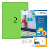 Herma 4569 permanent hechtende etiketten A4 199,6 x 143,5 mm groen (200 etiketten)