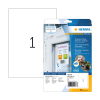 Herma 4577 verwijderbare weerbestendige folie etiketten A4 210 x 297 mm wit (20 etiketten) 230853 - 1