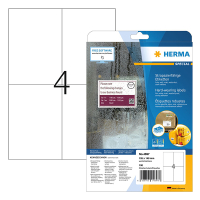 Herma 4697 weersbestendige folie etiketten A4 105 x 148 mm wit (100 etiketten)