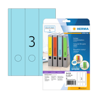 Herma 5138 printbare rugetiketten 61 x 297 mm A4 zelfklevend breed blauw (60 etiketten) 5138 230875