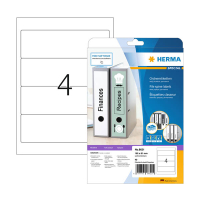Herma 8621 printbare rugetiketten 61 x 192 mm A4 zelfklevend breed wit (40 etiketten) 8621 230874