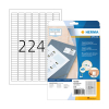 Herma 8830 inkjet-etiketten A4 25,4 x 8,5 mm wit (5600 etiketten)