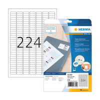 Herma 8830 inkjet etiketten A4 25,4 x 8,5 mm wit (5600 etiketten) 8830 230818
