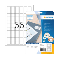 Herma 8831 inkjet etiketten A4 25,4 x 25,4 mm wit (1650 etiketten) 8831 230816
