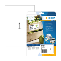 Herma Power 10911 extra sterke etiketten 210 x 297 mm wit (25 etiketten) 10911 230892