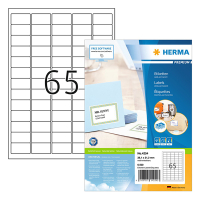 Herma Premium 4254 permanent hechtende etiketten A4 38,1 x 21,2 mm wit (6.500 etiketten) 4254 230423