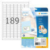 Herma Premium 4333 permanent hechtende etiketten A4 25,4 x 10 mm wit (4725 etiketten)