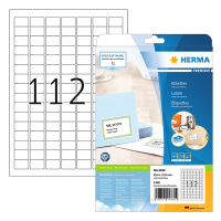 Herma Premium 4334 permanent hechtende etiketten A4 25,4 x 16,9 mm wit (2800 etiketten) 230589