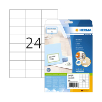 Herma Premium 4390 permanent hechtende etiketten 70 x 37 mm wit (600 etiketten) 4390 230408