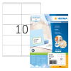 Herma Premium 4425 permanent hechtende etiketten A4 105 x 57 mm wit (1000 etiketten) 238467 - 1